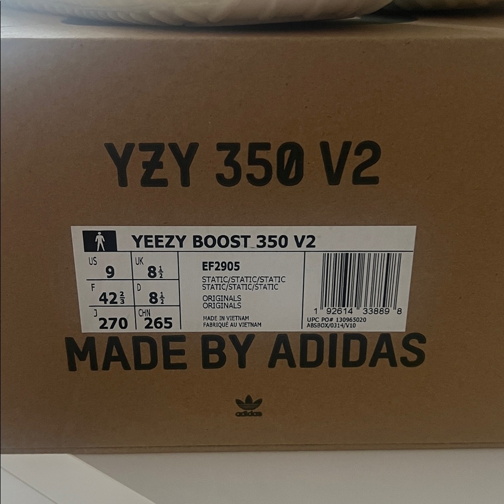 Adidas Yeezy Boost 350 V2 in Gray and Cream - Picture 4 of 4